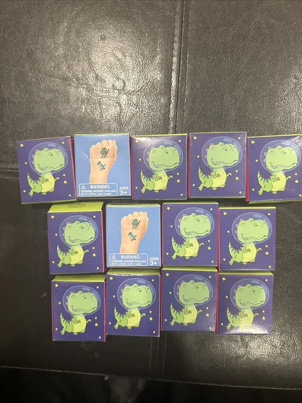 Kids Temporary Tattoos Lot of 13 Packs Dinosaur Party Favors (4 Per Pack)